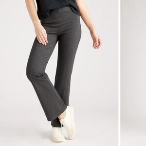 Quince GRAY Ponte Stretch Bootcut Pants
